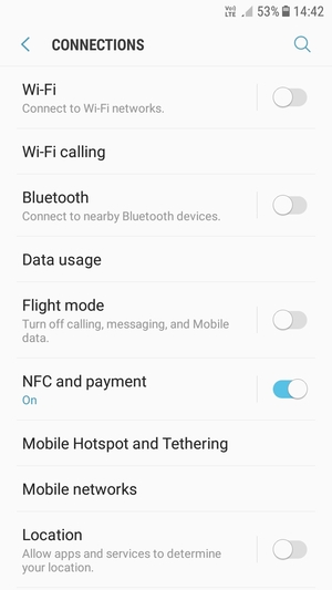 Select Mobile hotspot and tethering
