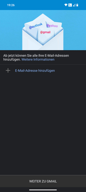 Wählen Sie E-Mail-Adresse hinzufügen