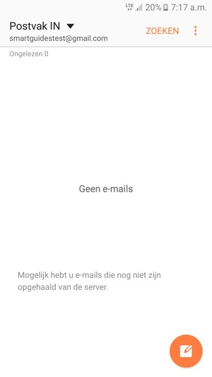 Uw Gmail is klaar voor gebruik