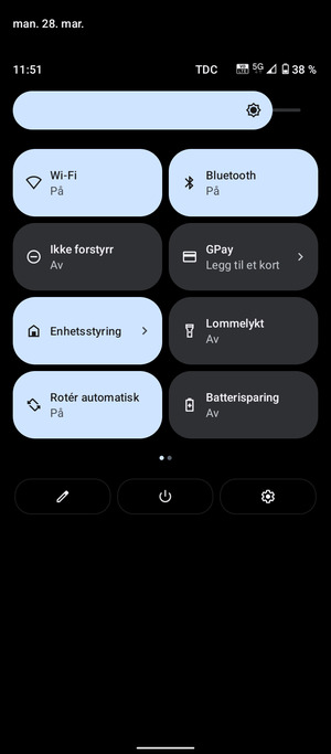 Slå av Wi-Fi og Bluetooth