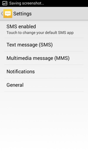 Select Text message (SMS)