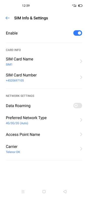 Select Access Point Name