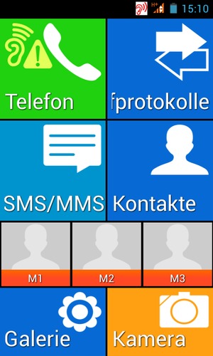 Wählen Sie SMS/MMS