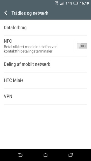 Vælg Deling af mobilt netværk