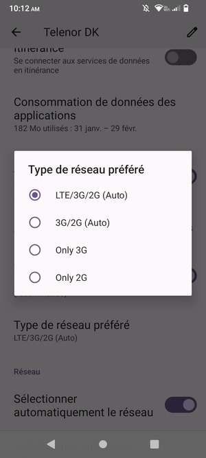 Sélectionnez votre option préférée