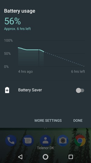 Turn Battery saver on