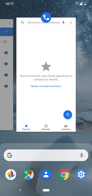 Faites glisser les applis vers le haut pour les fermer