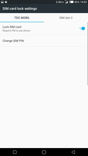 Select Gamma and  Change SIM PIN