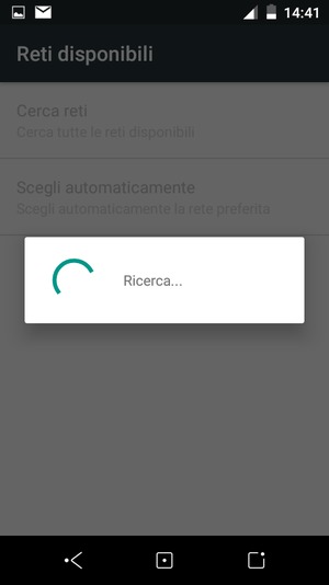 Attendi il completamento della ricerca