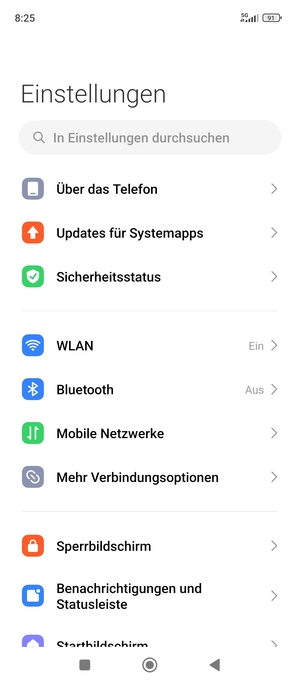 Wählen Sie WLAN