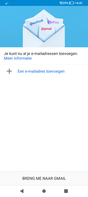 Selecteer Een e-mailadres toevoegen