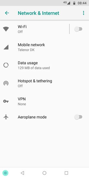 Select Hotspot & tethering