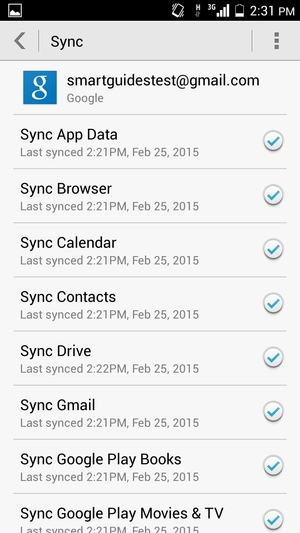 Make sure Sync Contacts / Contacts  is selected
