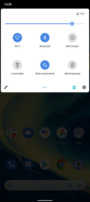 Slå av Wi-Fi og Bluetooth