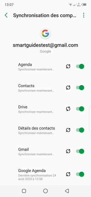 Vos contacts Google vont maintenant être synchronisés avec votre Infinix