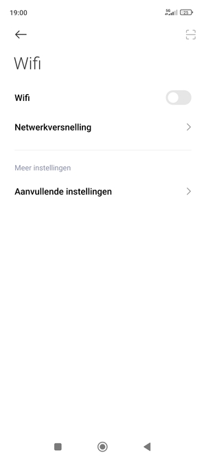 Schakel Wifi in