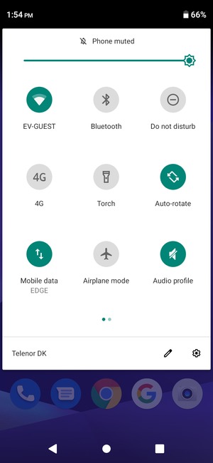 Select Mute to change to vibration mode
