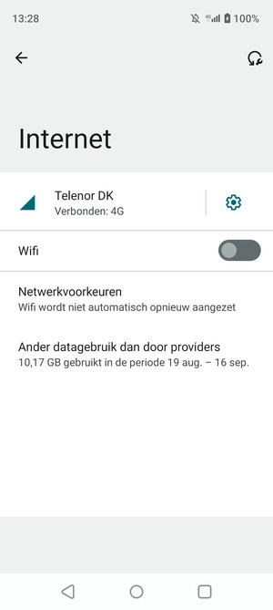 Schakel Wifi in