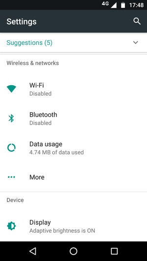Revision And Foster parents Connect to Wi-Fi - Motorola Moto G5 Plus - Android 7.0 - Device Guides