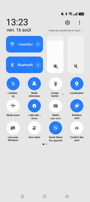 Désactiver le Wi-Fi et le Bluetooth