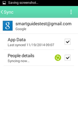 Your contacts from Google will now be synced to your AMGOO