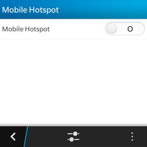 Pour éteindre votre Hotspot, désactiver simplement Mobile Hotspot.