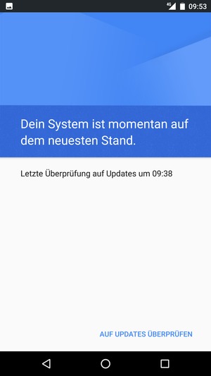 Wählen Sie AUF UPDATES ÜBERPRÜFEN