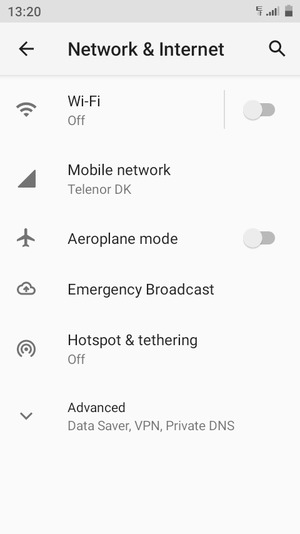 Select Mobile network