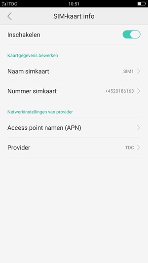 Selecteer Access point namen (APN)