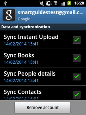 Check the Sync Contacts checkbox
