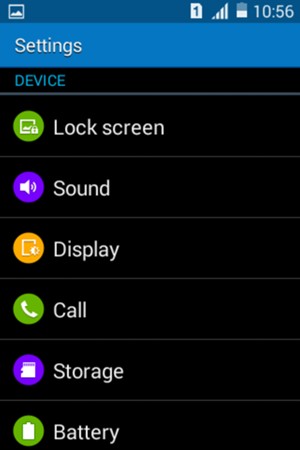 To activate your screen lock, go to the Settings menu and select Lock screen
