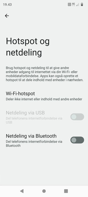 Vælg Wi-Fi-hotspot