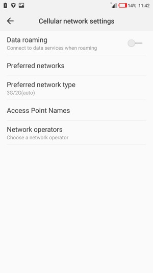 Select Network operators