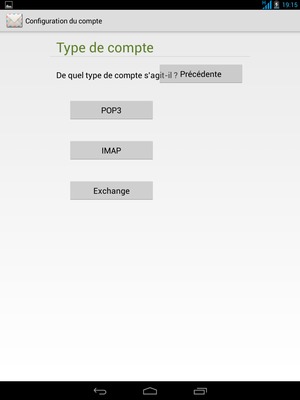 Sélectionnez Exchange