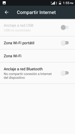 Seleccione Zona Wi-Fi