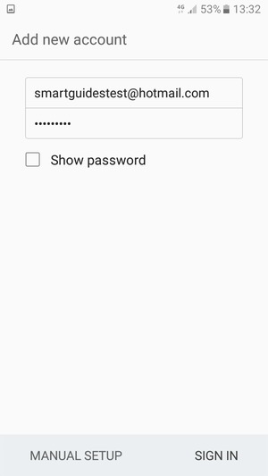 Enter your Email address and Password. Select SIGN IN