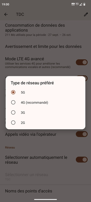 Sélectionnez votre option préférée