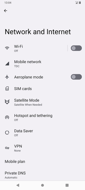 Select Mobile network