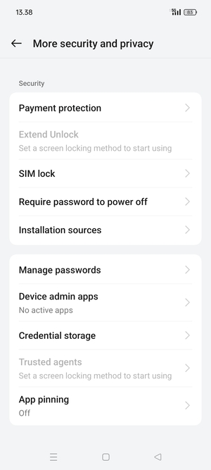 Select  SIM lock