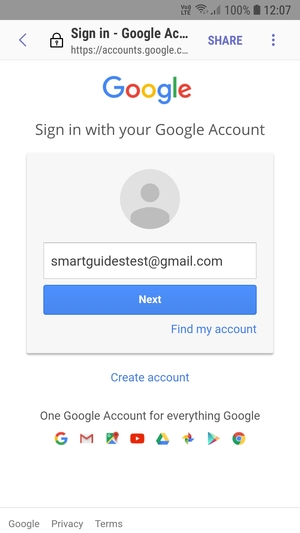 In gmail sign Sign in