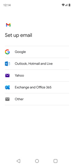 Select Outlook, Hotmail and Live