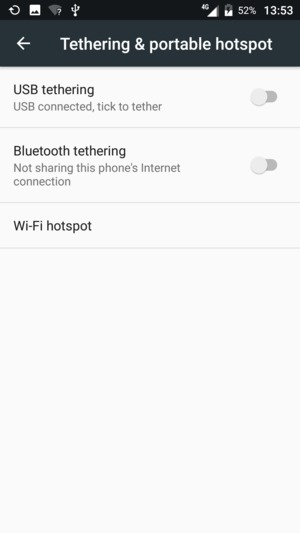 Select Wi-Fi hotspot