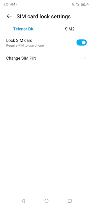 Select Digicel and Change SIM PIN