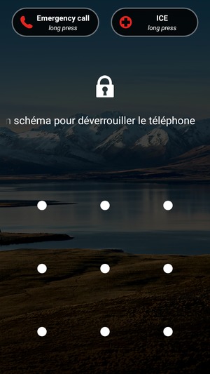 Votre téléphone est maintenant sécurisé par un écran de verrouillage
