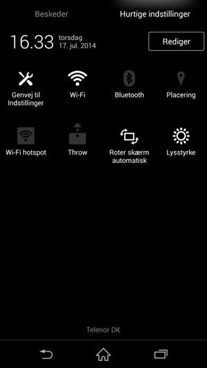 Slå Bluetooth og Placering fra