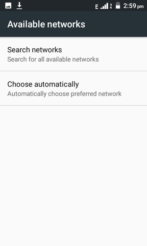 Select Search networks