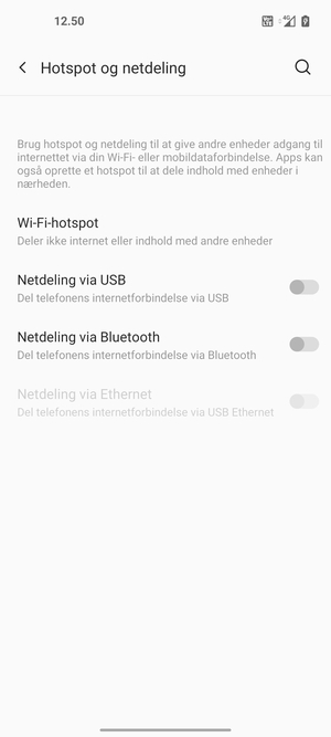 Vælg Wi-Fi-hotspot