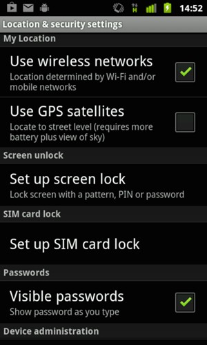 Uncheck the GPS / Use GPS satellites checkbox