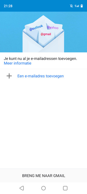 Selecteer Een e-mailadres toevoegen