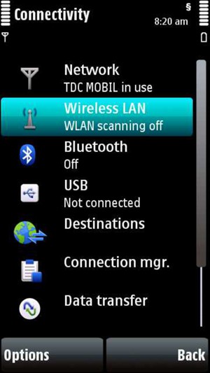 Select Wireless LAN